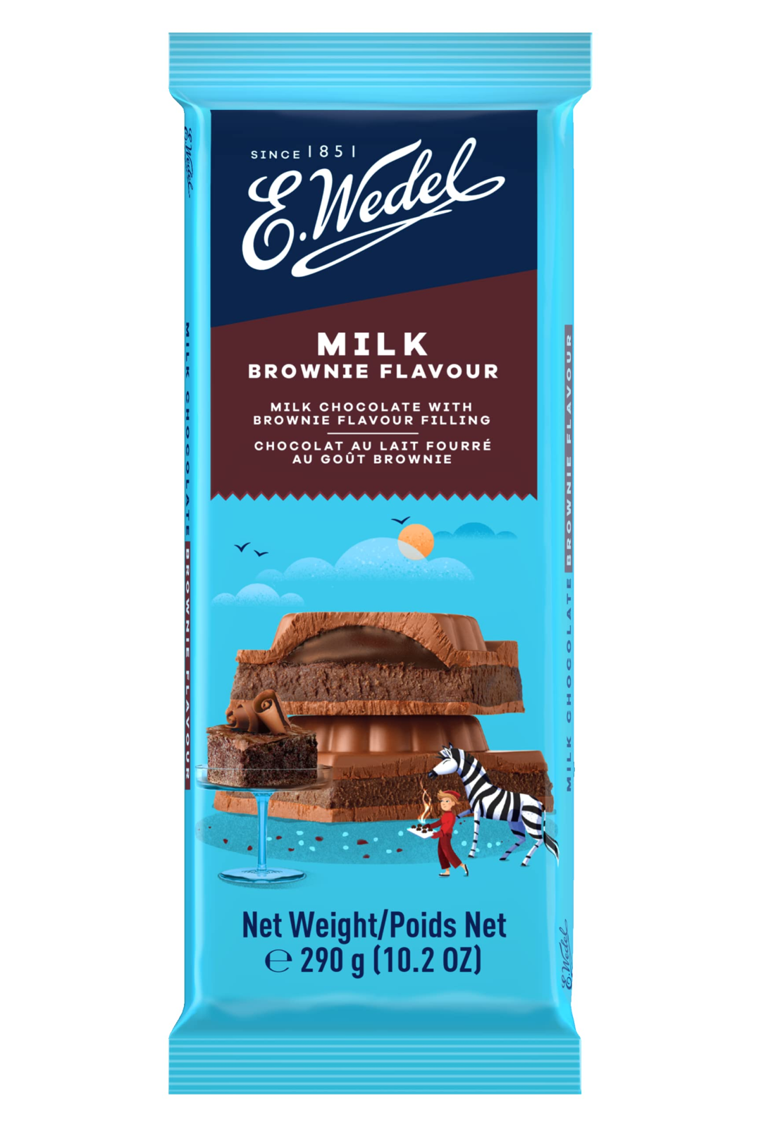 WEDEL MILK CHOCOLATE BROWNIE FILLING 290G